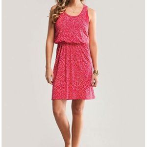 Carve Designs Women's Hailey Dress Red Polka Dot size M Medium